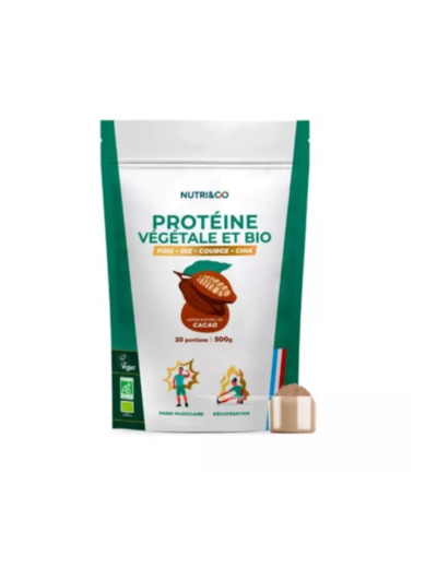 NUTRI AND CO PROTEINE VEGETALE ET BIO 500G