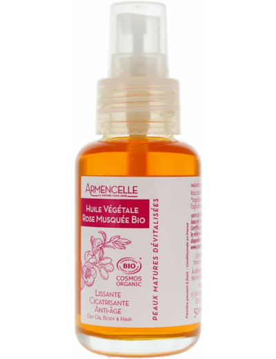 Huile végétale Rose Musquée Bio – 50 ml