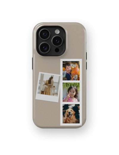 Memory Collage - Grey | Coque de téléphone 3D 2en1 Ultra-résistante