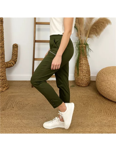 T545- Pantalon Confort JST (T38-T52) (kaki)