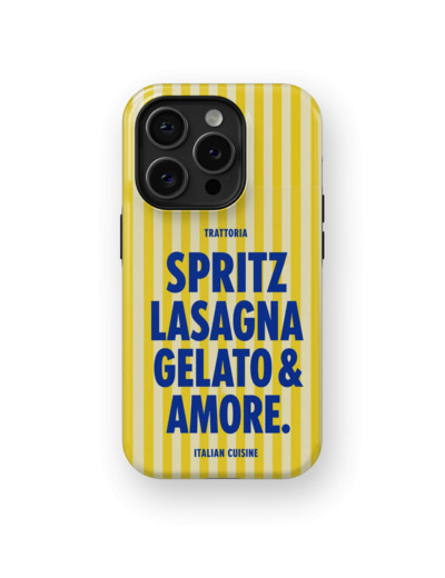 Trattoria Italiana | Coque de téléphone 3D 2en1 Ultra-résistante