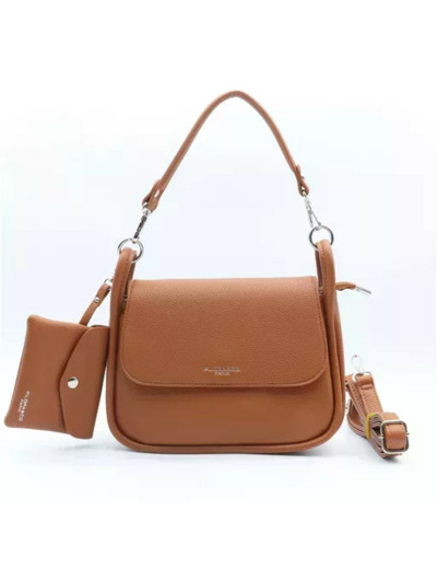 P401- Sac Rabat & Pochette (camel)