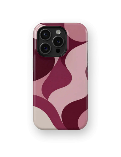 Bordeaux Flow | Coque de téléphone 3D 2en1 Ultra-résistante