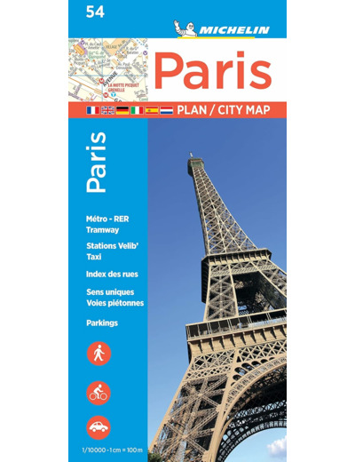 PLANS DE VILLE MICHELIN FRANCE - PLAN PARIS