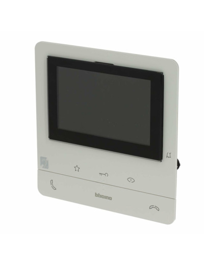 Bticino - Poste intérieur écran 5" Classe 100 Basique, boucle inductive - 344662