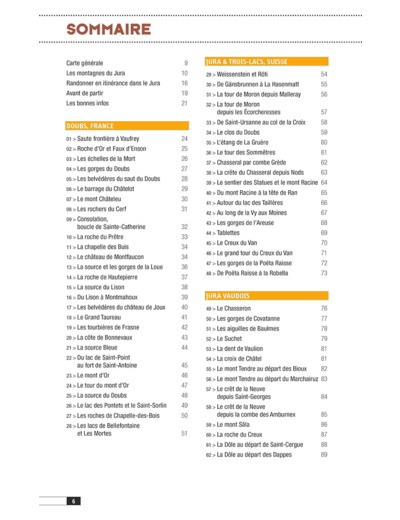 MONTAGNES DU JURA, LES PLUS BELLES RANDONNEES