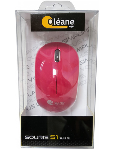 Souris sans fil S1 Rose