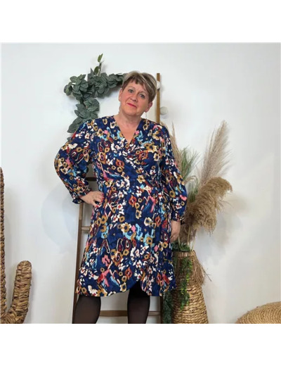 K745- Robe By One cache-coeur (T40/48) (marine)