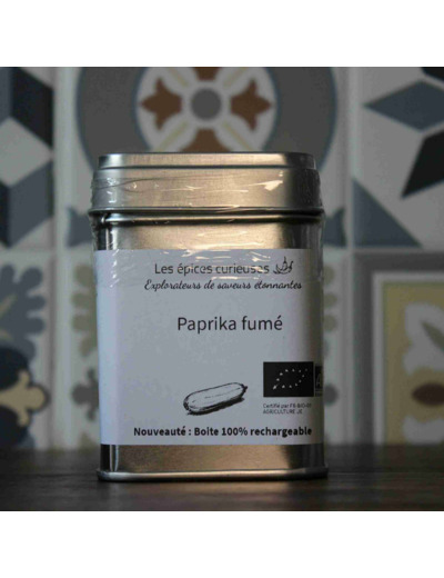 Paprika fumé - 40G - Boite métal
