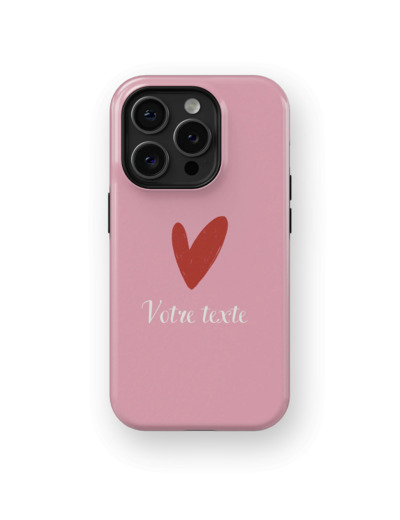 Signature Love - Pink | Coque de téléphone 3D 2en1 Ultra-résistante