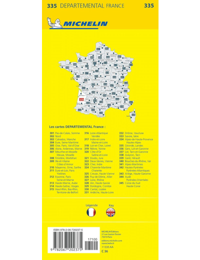 CARTE DEPARTEMENTALE GIRONDE, LANDES