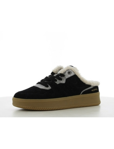 Casual sneakers women Black - Légend suede mule - SJ