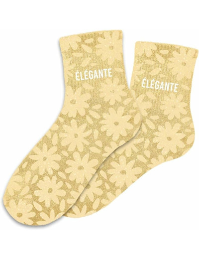 Chaussettes paillettes élégante