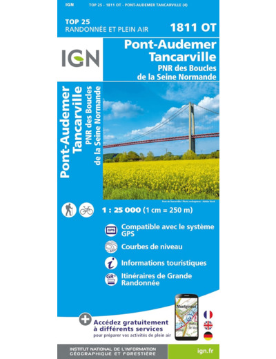1811OT PONT-AUDEMER - TANCARVILLE PNR DES BOUCLES DE LA SEINE NORMAND