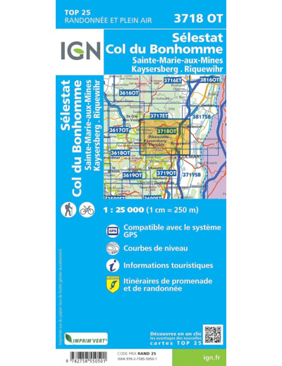 3718OT SELESTAT COL DU BONHOMME SAINTE MARIE AUX MINES KAYSERSBERG