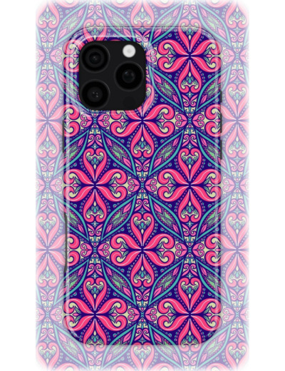 Velvet Hibiscus | Coque de téléphone 3D 2en1 Ultra-résistante