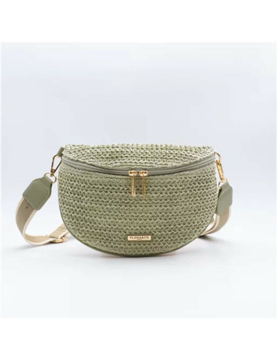 P437- Banane Paille Flora & Co (vert céladon)