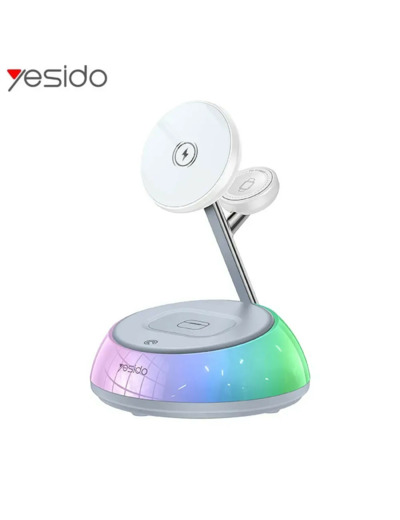 Yesido Station de Charge sans Fil 3 en 1
