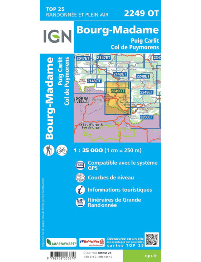 2249OT BOURG-MADAME/COL PUYMORENS PUIG CARLIT