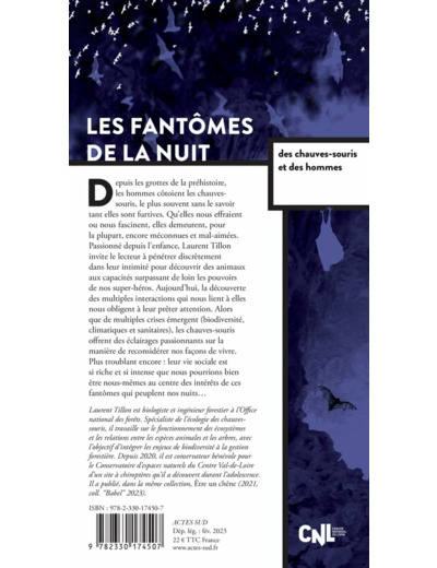 LES FANTOMES DE LA NUIT - DES CHAUVES-SOURIS ET DES HOMMES