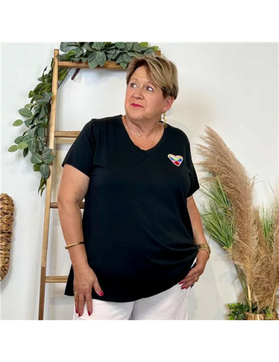 Z149- T Shirt ❤️‍🔥 C’Mélodie (Gt) 🇮🇹 (noir)