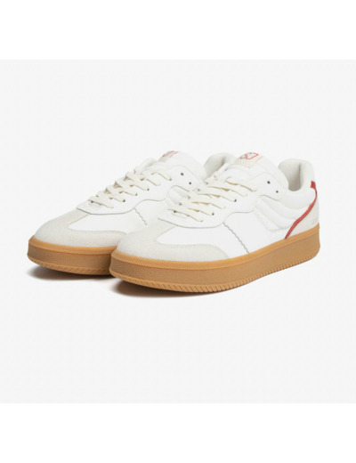Low Sneakers - White/Red - SJ