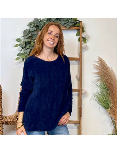 K121- Pull « Pilou Pilou » (Tu) 🇮🇹 (marine)