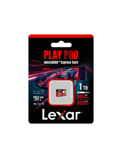 LEXAR Carte microSDXC Express Play PRO compatible Nintendo Switch (256Go/1To)