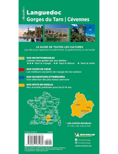 GUIDE VERT LANGUEDOC - GORGES DU TARN - CEVENNES