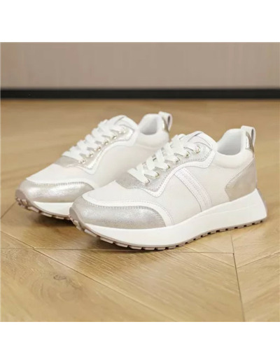 R413- Sneakers "Grandes Pointures" (T40-T43) (doré)