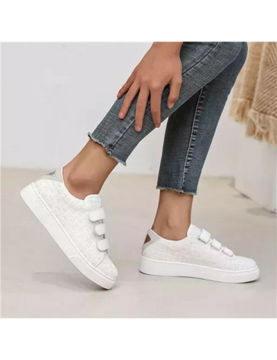R414- Tennis Scratch "Texturée" (T36-T41) (blanc)