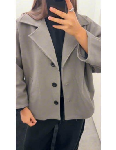 Veste blazer courte oversize