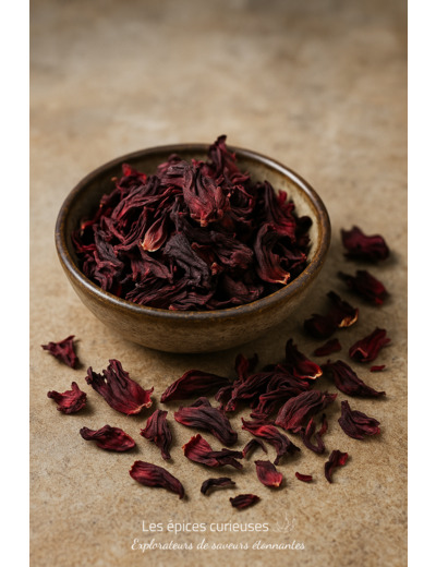 Fleur d'Hibiscus séchée entière
