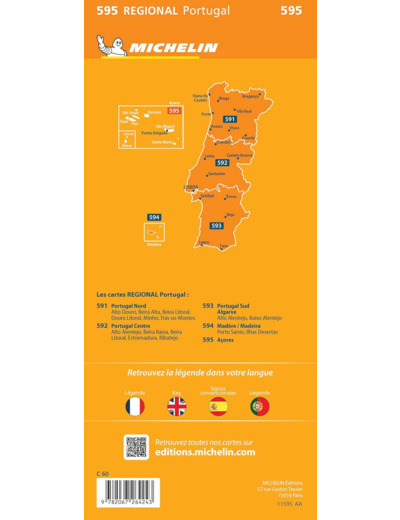 CARTE REGIONALE ACORES