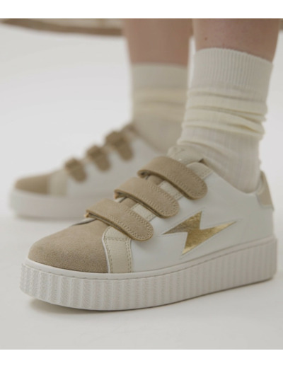 Baskets a scratch beige - Michaella - Vanessa Wu