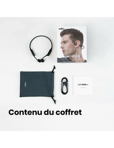 SHOKZ OpenRun - Ecouteurs bluetooth TWS à conduction osseuse