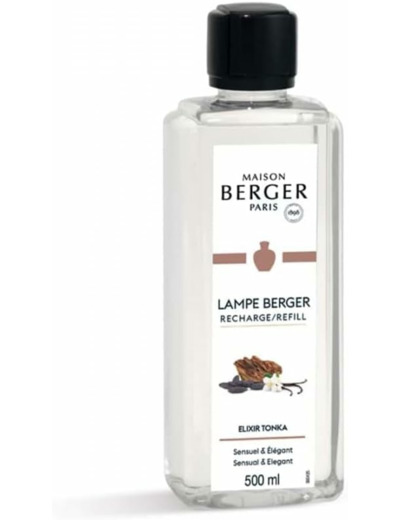 Maison Berger Paris - Elixir Tonka Recharge 500ml pour Lampe à Catalyse - MAISON BERGER PARIS