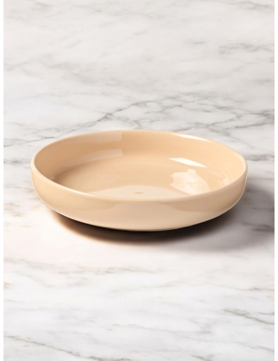 Assiette creuse en porcelaine Nessa