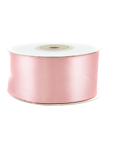 Ruban satin 38 mm de large bobine de 25 m vieux rose ref 158