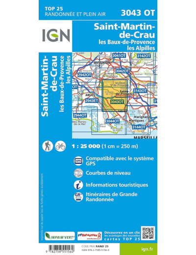 3043OT ST MARTIN DE CRAU LES BAUX DE PROVENCE LES ALPILLES