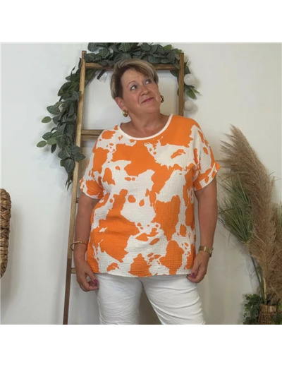 K761- Tunique Tachetée (Tu) 🇮🇹 (orange)
