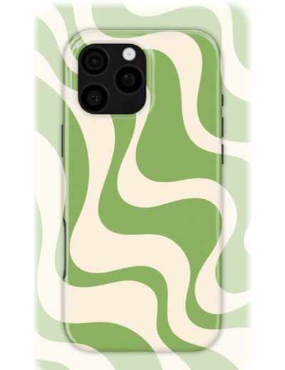 Serene Greens | Coque de téléphone 3D 2en1 Ultra-résistante