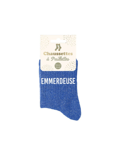 STC Chaussettes paillettes Emmerdeuse