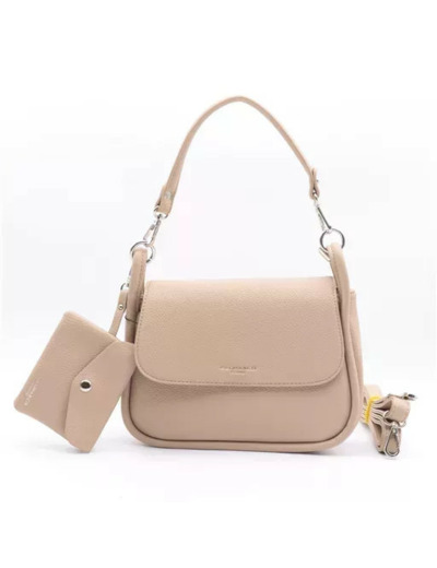 P401- Sac Rabat & Pochette (beige)