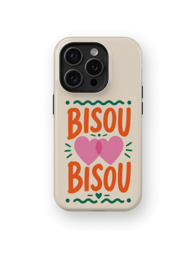Bisou Bisou | Coque de téléphone 3D 2en1 Ultra-résistante