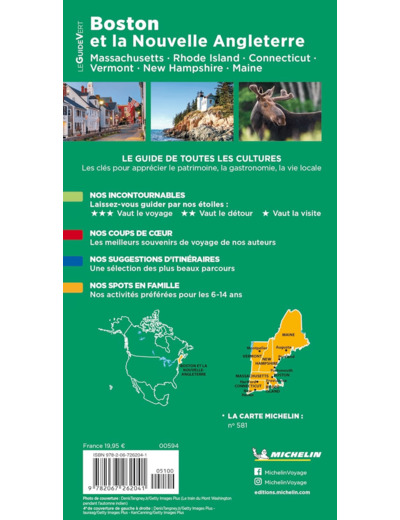 GUIDE VERT BOSTON ET LA NOUVELLE ANGLETERRE