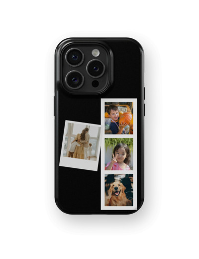 Memory Collage - Black | Coque de téléphone 3D 2en1 Ultra-résistante