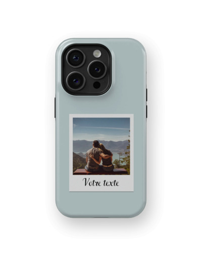 Polaroid Moments - Blue | Coque de téléphone 3D 2en1 Ultra-résistante