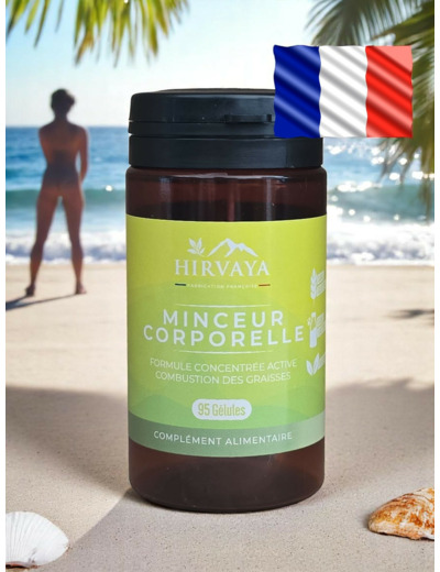 Minceur Corporelle - Détox et coupe faim puissant, rapide et efficace -  Brûleur de Graisses Naturel et Aide à la perte de poids - Fabriqué en France – Sans Gluten ni Lactose