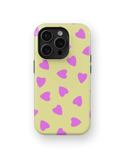 Strawberry Vanilla Love | Coque de téléphone 3D 2en1 Ultra-résistante